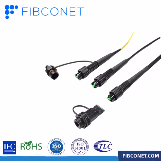 Мини-водонепроницаемый оптоволоконный разъем FTTH IP68 с адаптером LC-SC MTP/MPO
