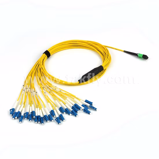 12f 24f MPO/MTP zu LC Singlemode-Glasfaser-Breakout-Kabel