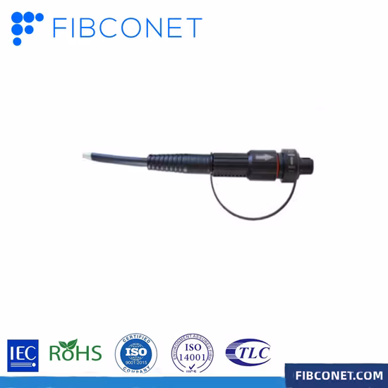 IP68 Mini Outdoor Fiber Водонепроницаемый разъем MPO с адаптером LC Sc MTP/MPO