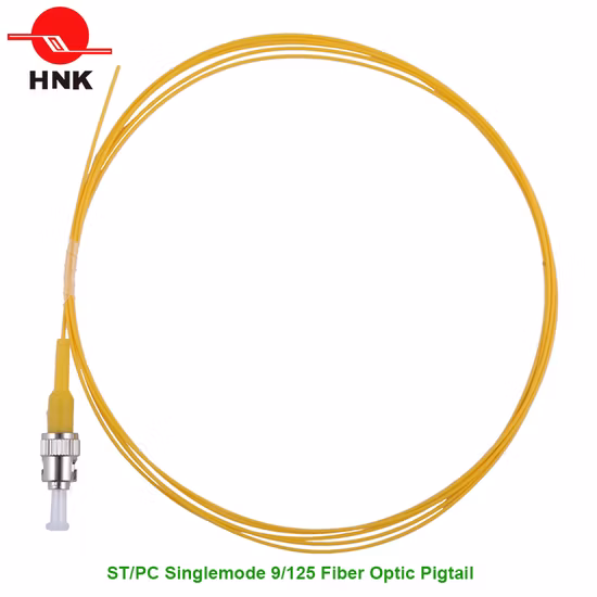 ST/PC одномодовый 9/125 PVC LSZH Glasfaser-Pigtail